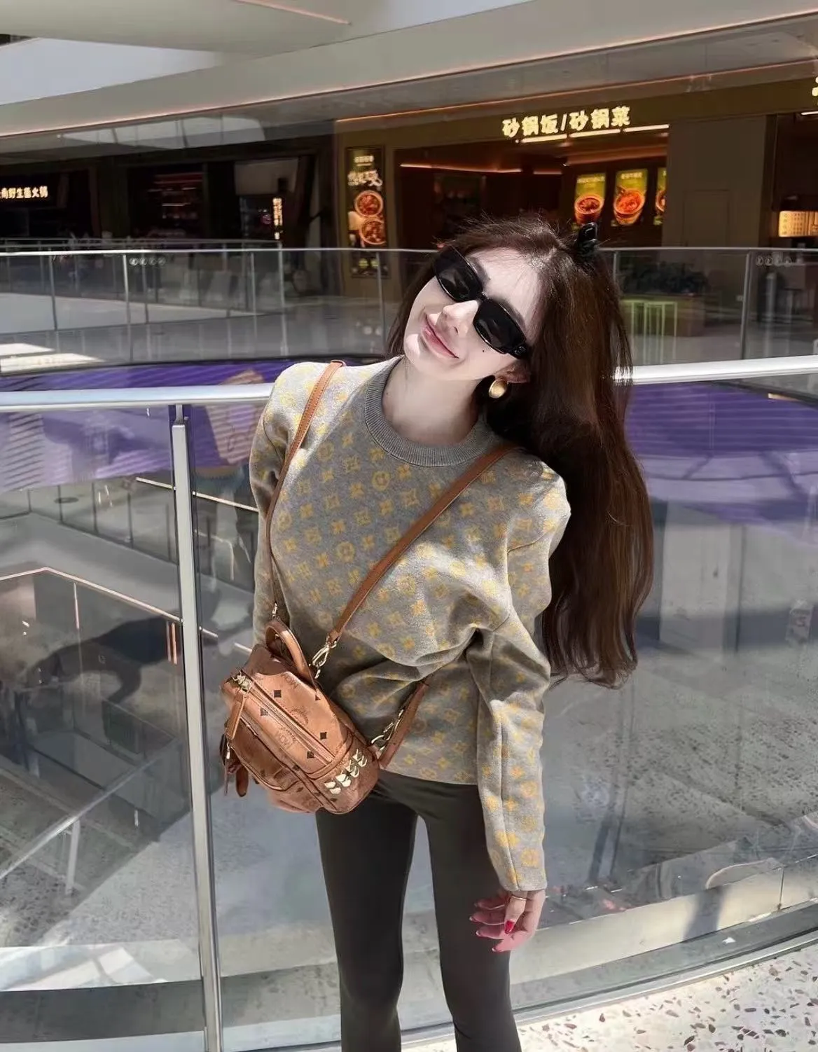 Louis Vuitton/Louis Vuitton jacquard jacquard sweater
